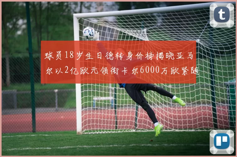 球员18岁生日德转身价榜揭晓亚马尔以2亿欧元领衔卡尔6000万欧紧随其后
